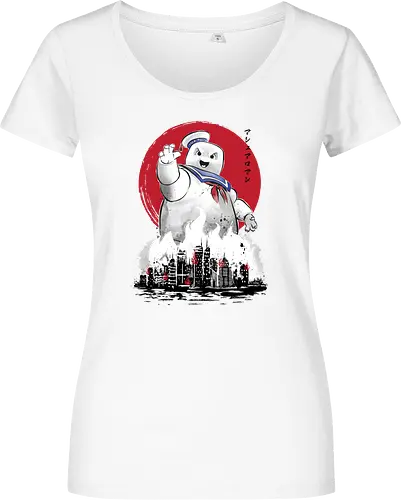 Marshmallow man sumi-e