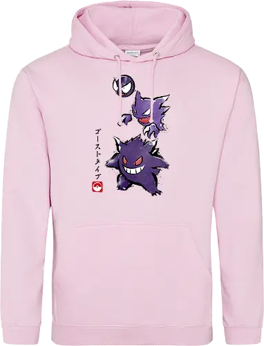 Ghost type sumi-e