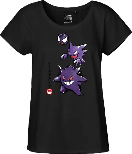 Ghost type sumi-e