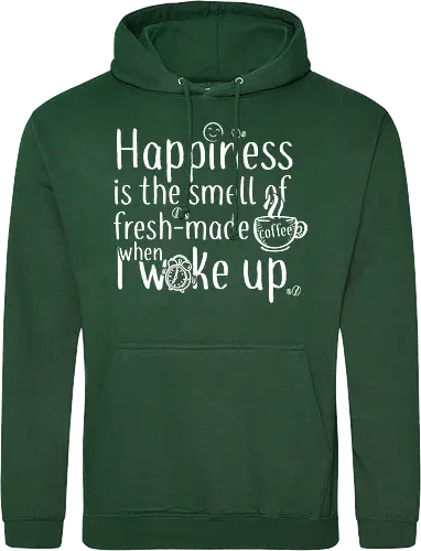 Happiness is a cup of coffee