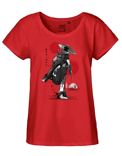 Ruthless bounty hunter - space opera, space, bounty hunter, scifi - Fairtrade Girl Shirt