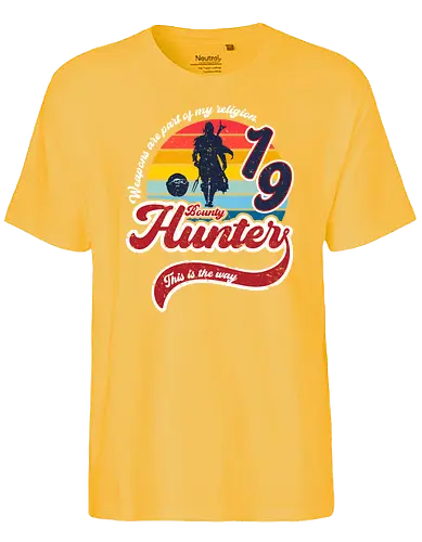 Bounty Hunter 19 - bounty, bounty hunter, space opera, scifi, space - Fairtrade T-Shirt