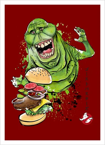 Slimer sumi-e