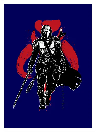The darksaber brer sumi-e