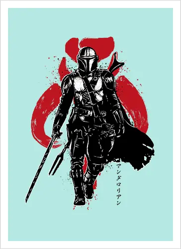 The darksaber brer sumi-e