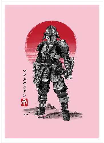 Lone Ronin sumi-e