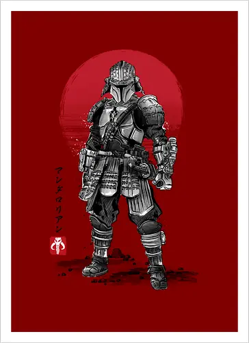 Lone Ronin sumi-e