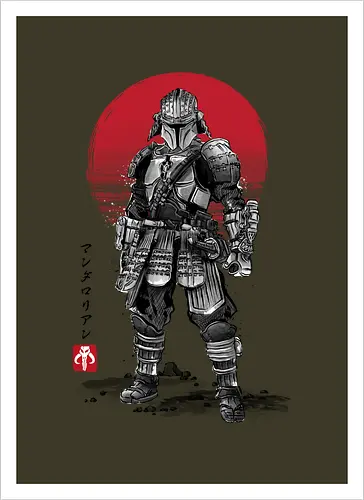 Lone Ronin sumi-e