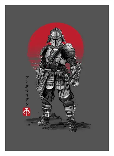 Lone Ronin sumi-e