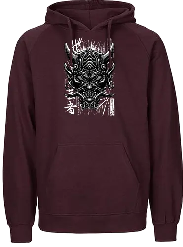 Japanese oni demon - oni, demon, japan - Fairtrade Hoodie