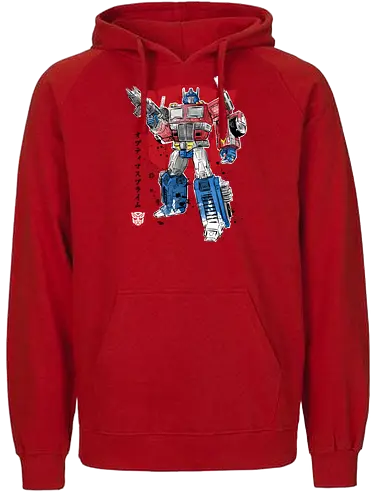 PRIME SUMI-E - robot, gundam, car, japan, auto - Fairtrade Hoodie