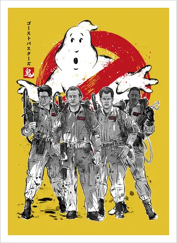 Ghost sumi-e