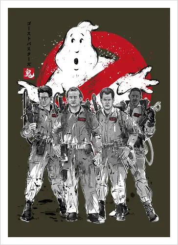 Ghost sumi-e