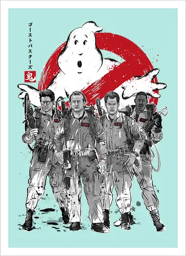 Ghost sumi-e