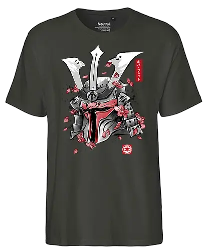 Bounty hunter ronin - bounty, hunter, space opera, scifi, ronin, sakura - Fairtrade T-Shirt