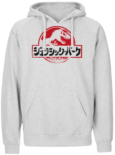 Jurassic Japanese - jurassic, dinosaur, Japanese - Fairtrade Hoodie