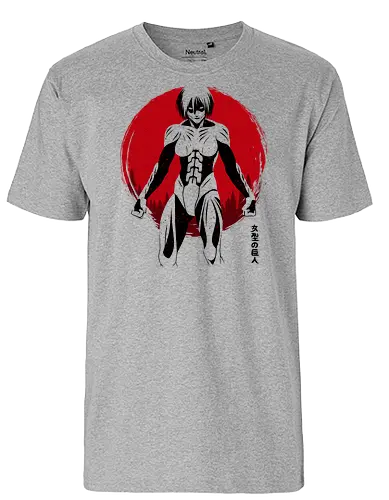 Girl Titan - attack, titan, anime, manga - Fairtrade T-Shirt