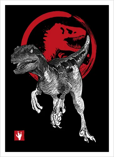 Velociraptor sumi e