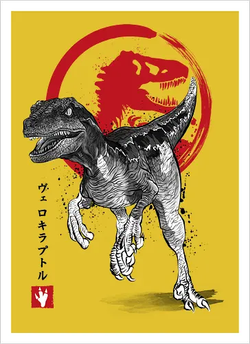 Velociraptor sumi e
