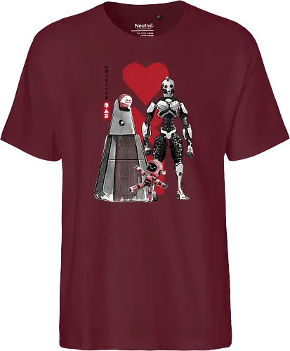 Three robots sumi e