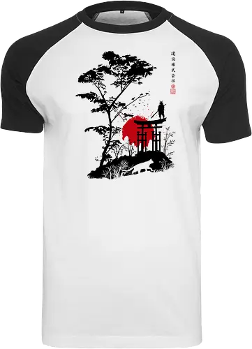 Japanese minimalist landscape