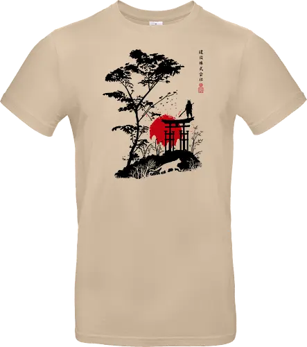 Japanese minimalist landscape