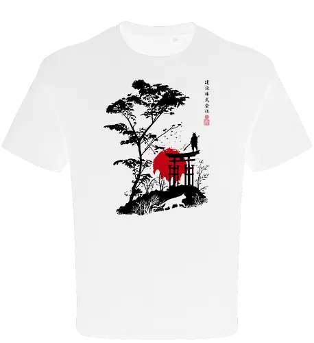 Japanese minimalist landscape