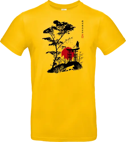 Japanese minimalist landscape