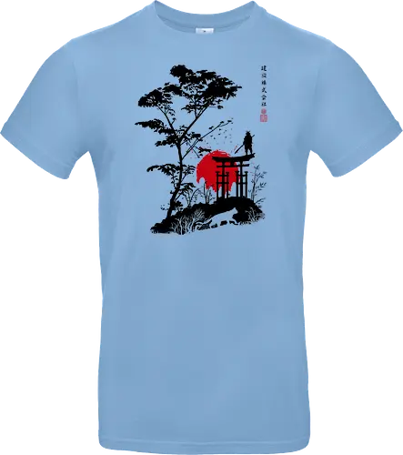 Japanese minimalist landscape