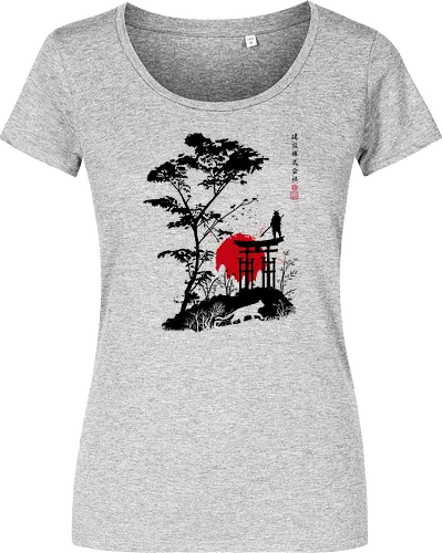 Japanese minimalist landscape