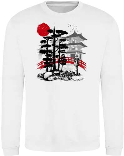 Temple with garden Zen