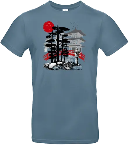 Temple with garden Zen - japan - Standard T-Shirt