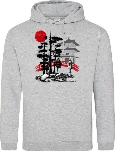 Temple with garden Zen