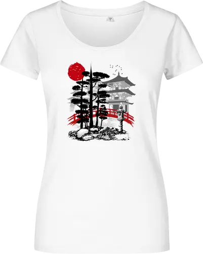 Temple with garden Zen