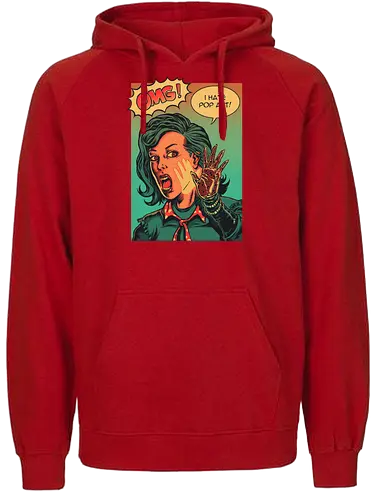 i hate popart - popart, warhol, andy warhol, art, print, retro - Fairtrade Hoodie
