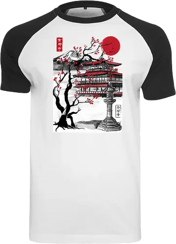Temple of the Golden Pavilion sumi e