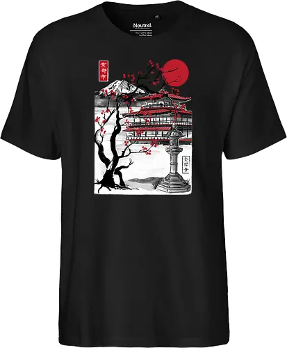 Temple of the Golden Pavilion sumi e