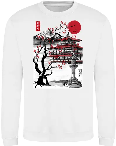 Temple of the Golden Pavilion sumi e