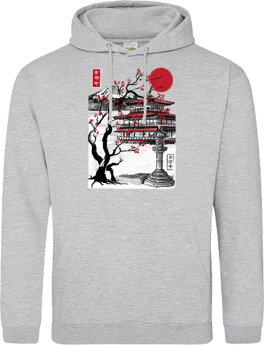 Temple of the Golden Pavilion sumi e