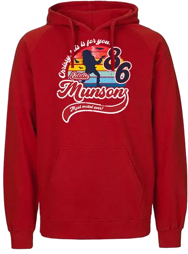 Most Metal Ever - Eddie, munson, strange, metal - Fairtrade Hoodie