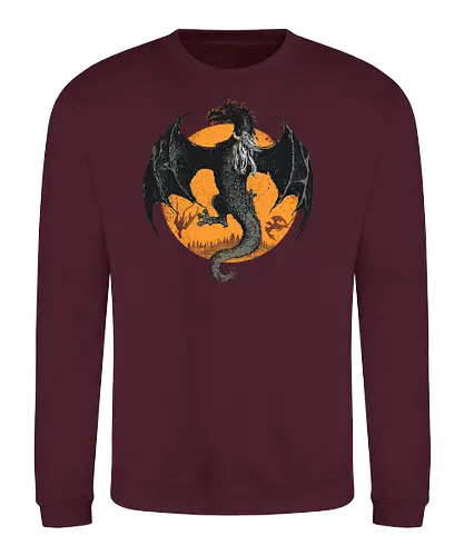 Riding the Dragon - lied, eis, feuer, drachen, game, throConsole - Sweatshirt