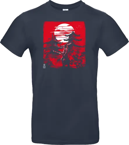 Samurai warrior in feudal Japan