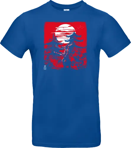 Samurai warrior in feudal Japan - japan, samurai, temple, shrine - Standard T-Shirt