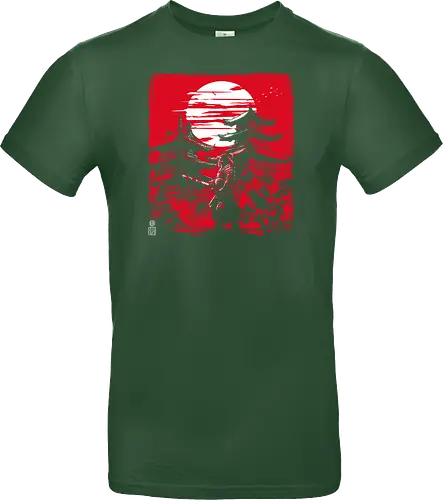 Samurai warrior in feudal Japan