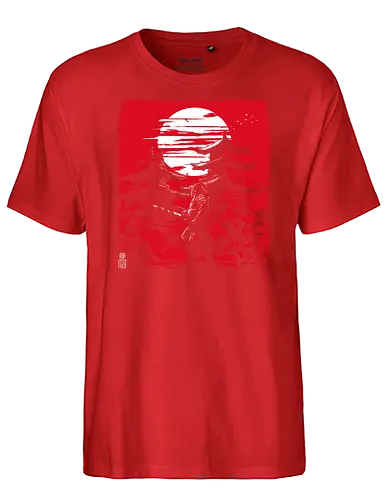 Samurai warrior in feudal Japan - japan, samurai, temple, shrine - Fairtrade T-Shirt