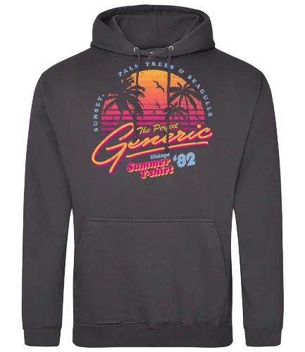 Generic Vintage Summer Shirt - sommer, holidays, palmen, Palmtrees, sun, sonne, Sonnenschein, Generisch - Standard Hoodie