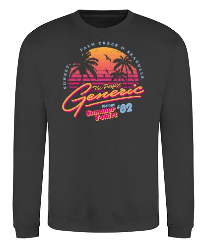 Generic Vintage Summer Shirt - sommer, holidays, palmen, Palmtrees, sun, sonne, Sonnenschein, Generisch - Sweatshirt