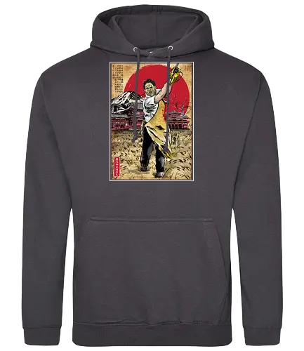 Leatherface in Japan - chainsaw, massacre, horror, slasher, japan - Standard Hoodie