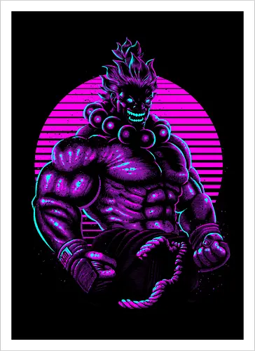 Retro Evil fighter