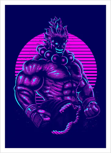 Retro Evil fighter
